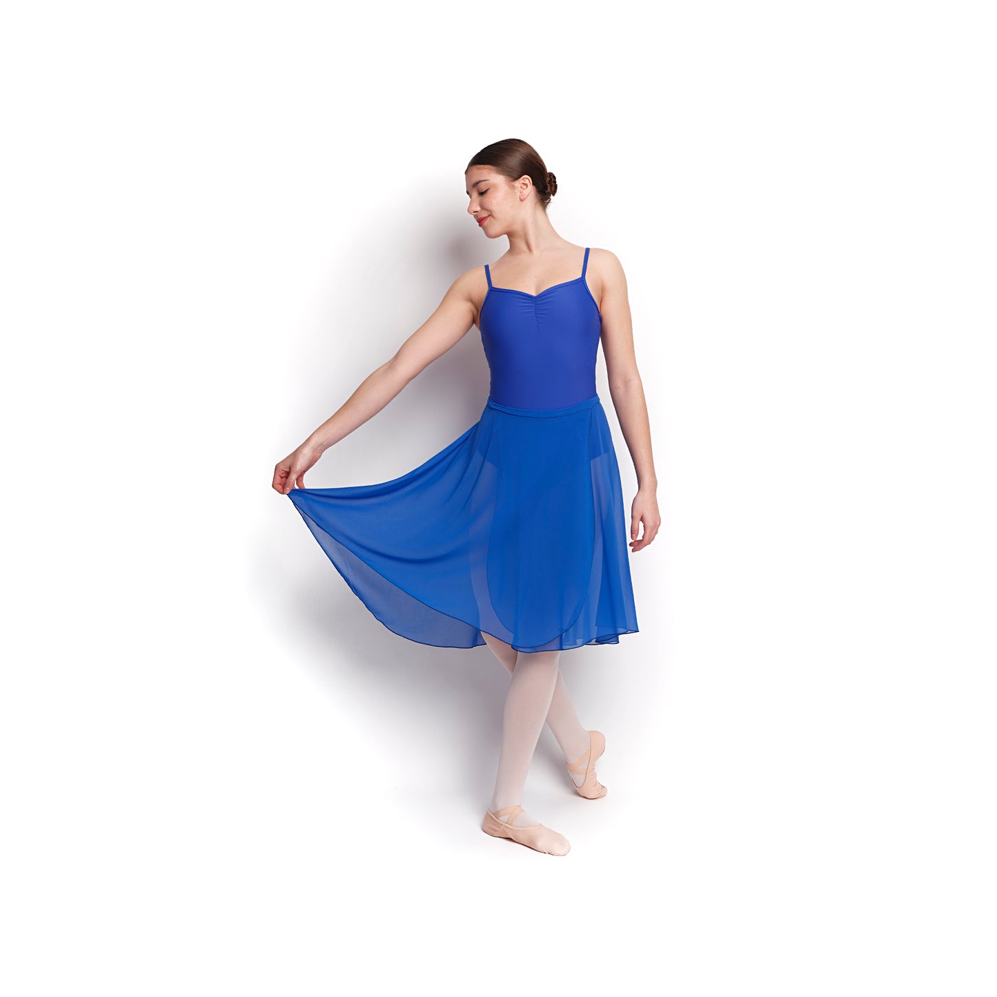 Falda Gasa cruzada larga