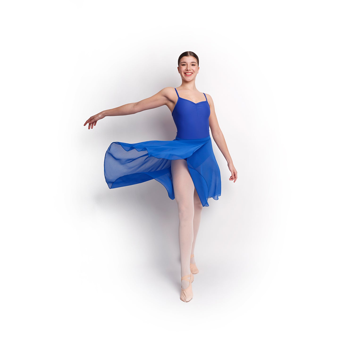 Falda Gasa cruzada larga