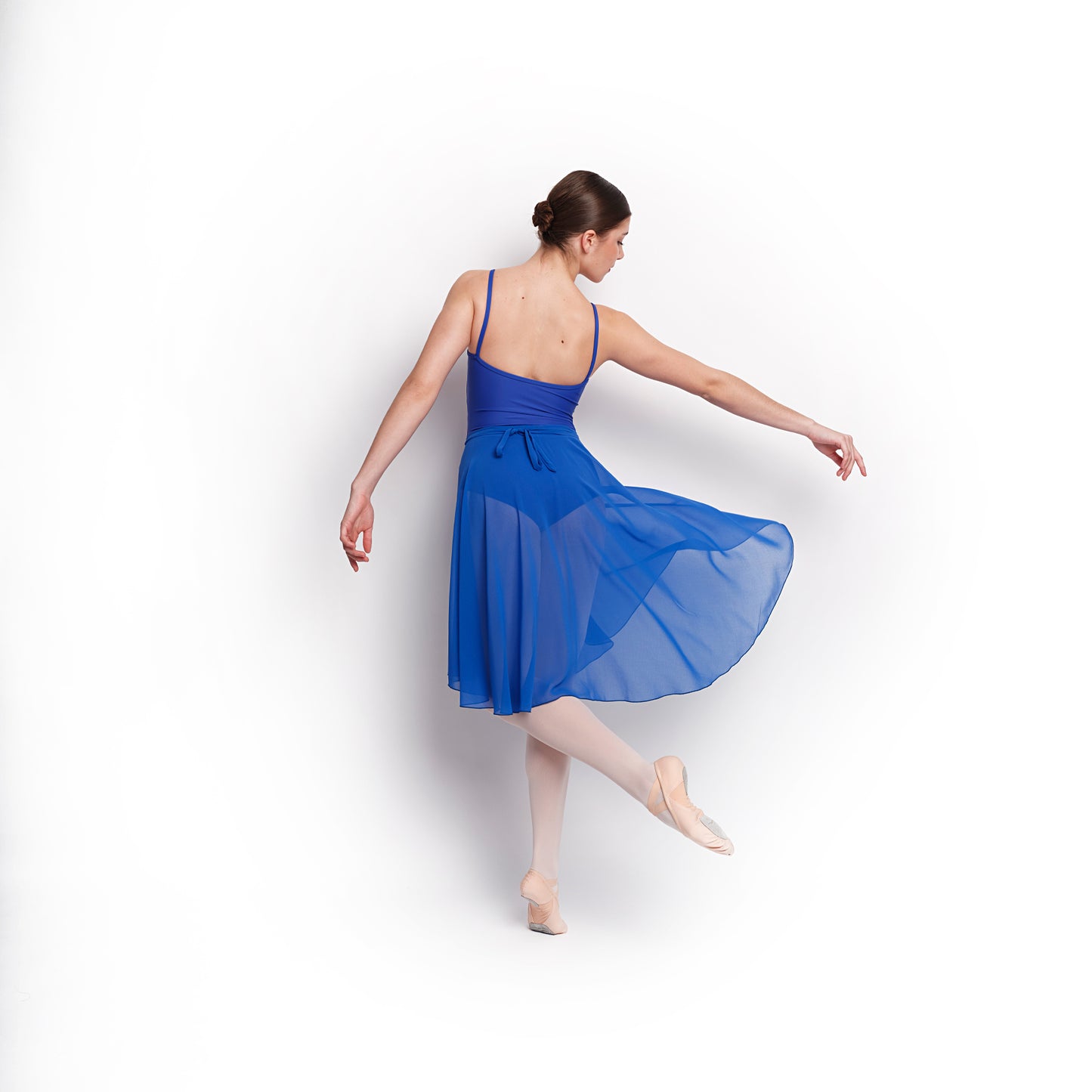 Falda Gasa cruzada larga