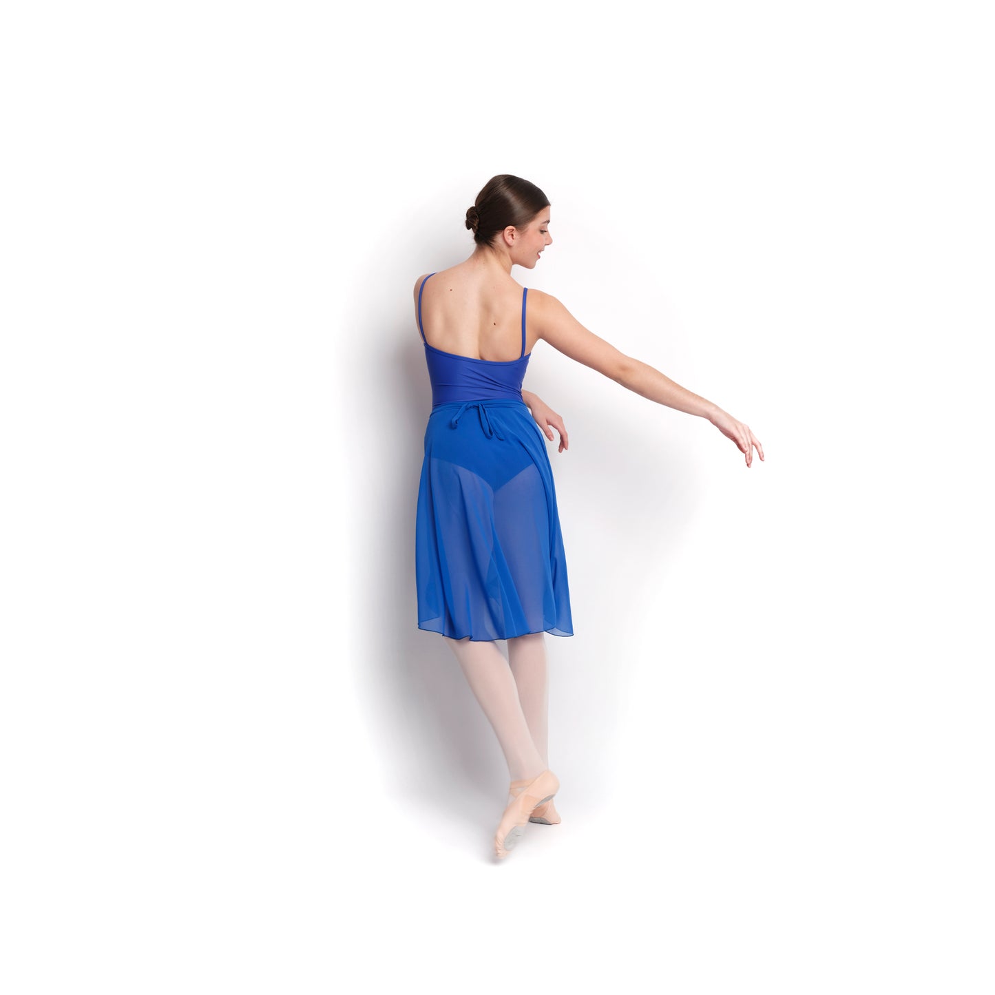 Falda Gasa cruzada larga