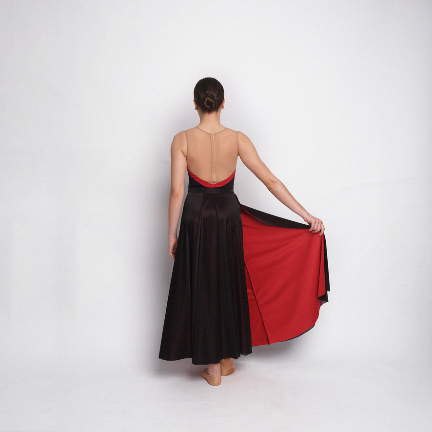 Falda Bicolor - vista frontal