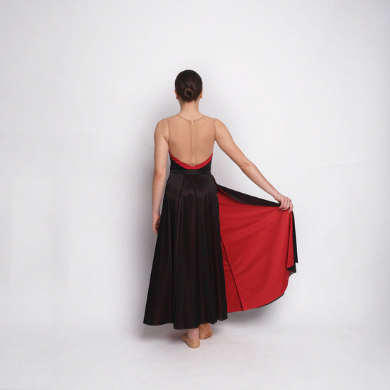 Falda Bicolor - vista frontal