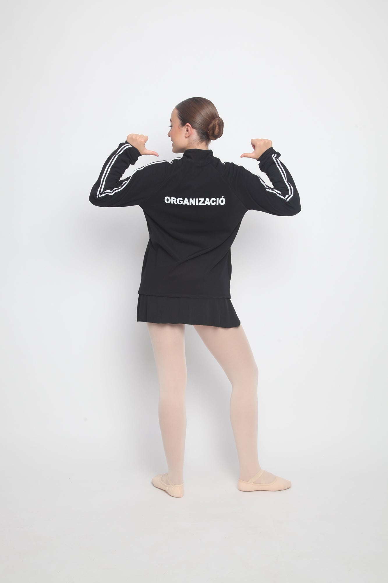 Chaqueta Cremallera Licra Perchada