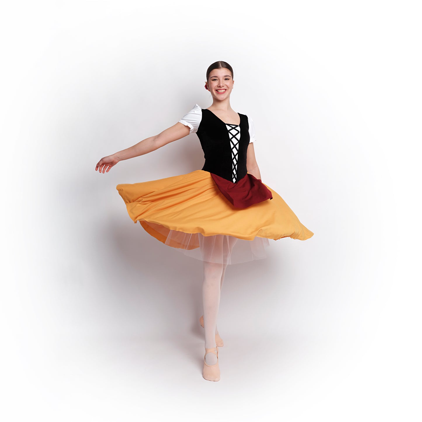 Tutú Coppélia corpiño punto