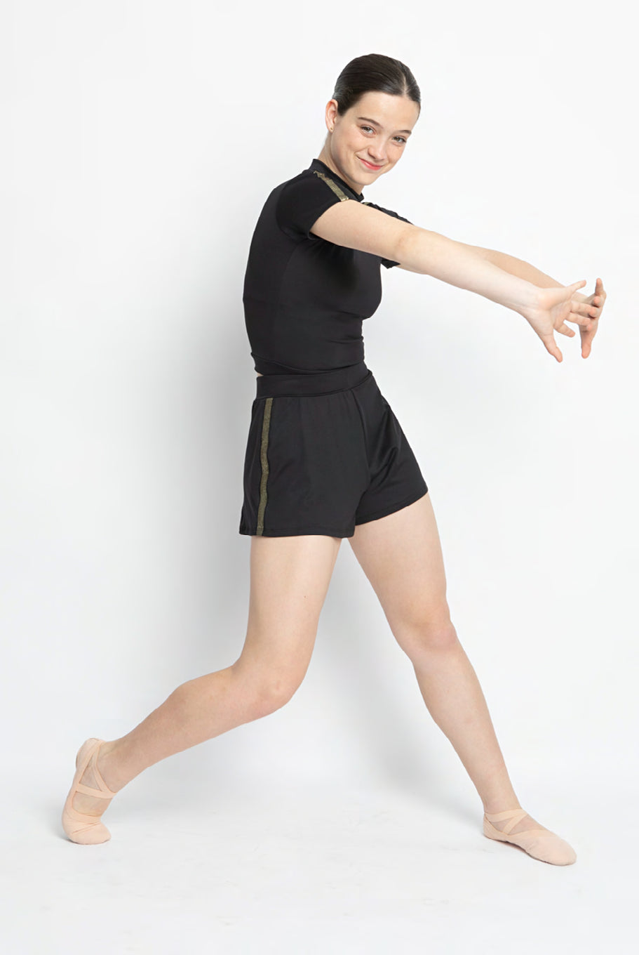 Top Crop Manga Corta