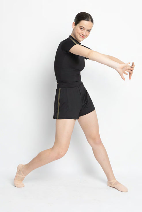 Top Crop Manga Corta